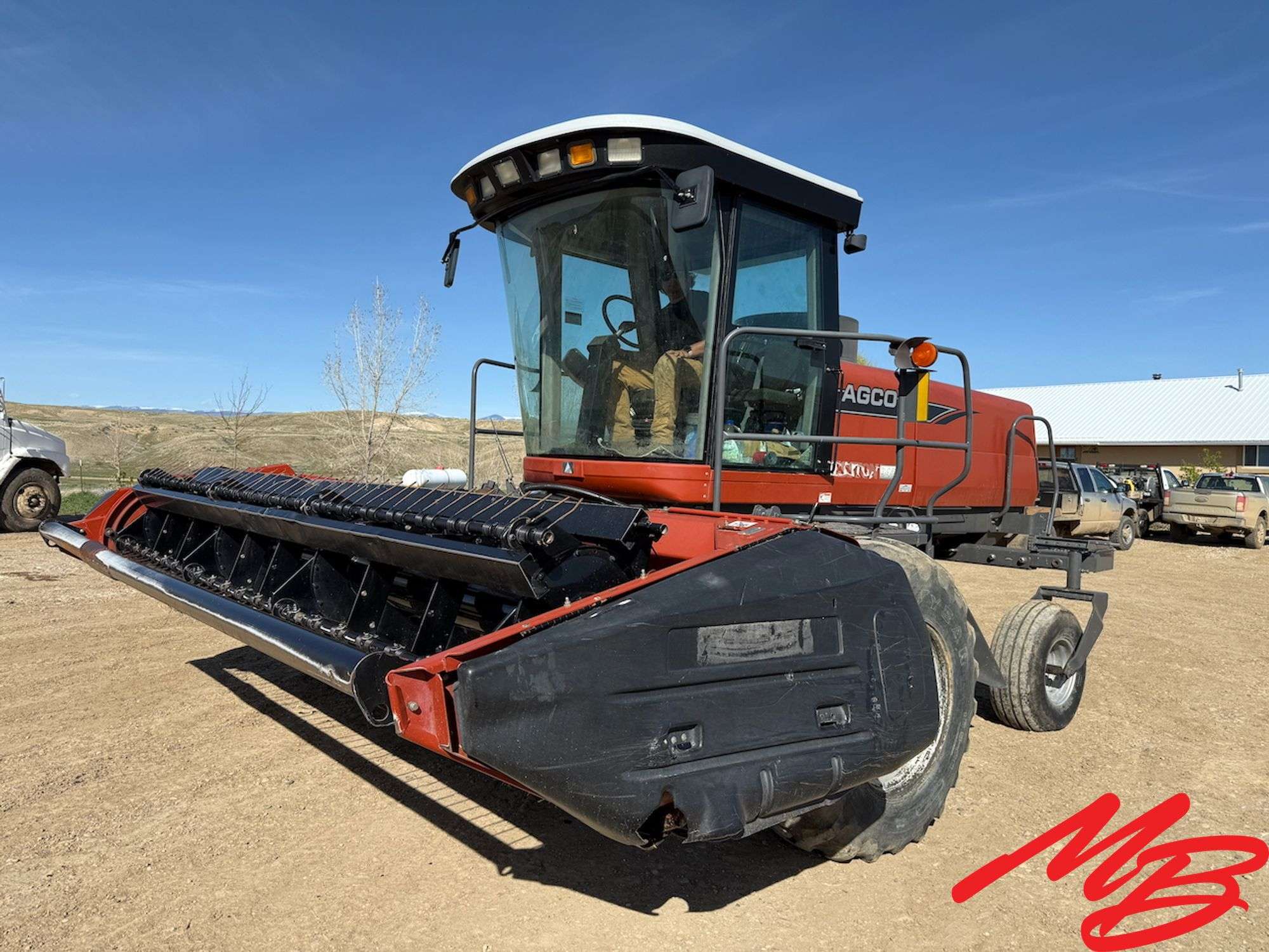 2010 Hesston Agco 9435 Swather w/ 14’ Massey Ferguson 9125 Header 848 Hours  *One Owner*