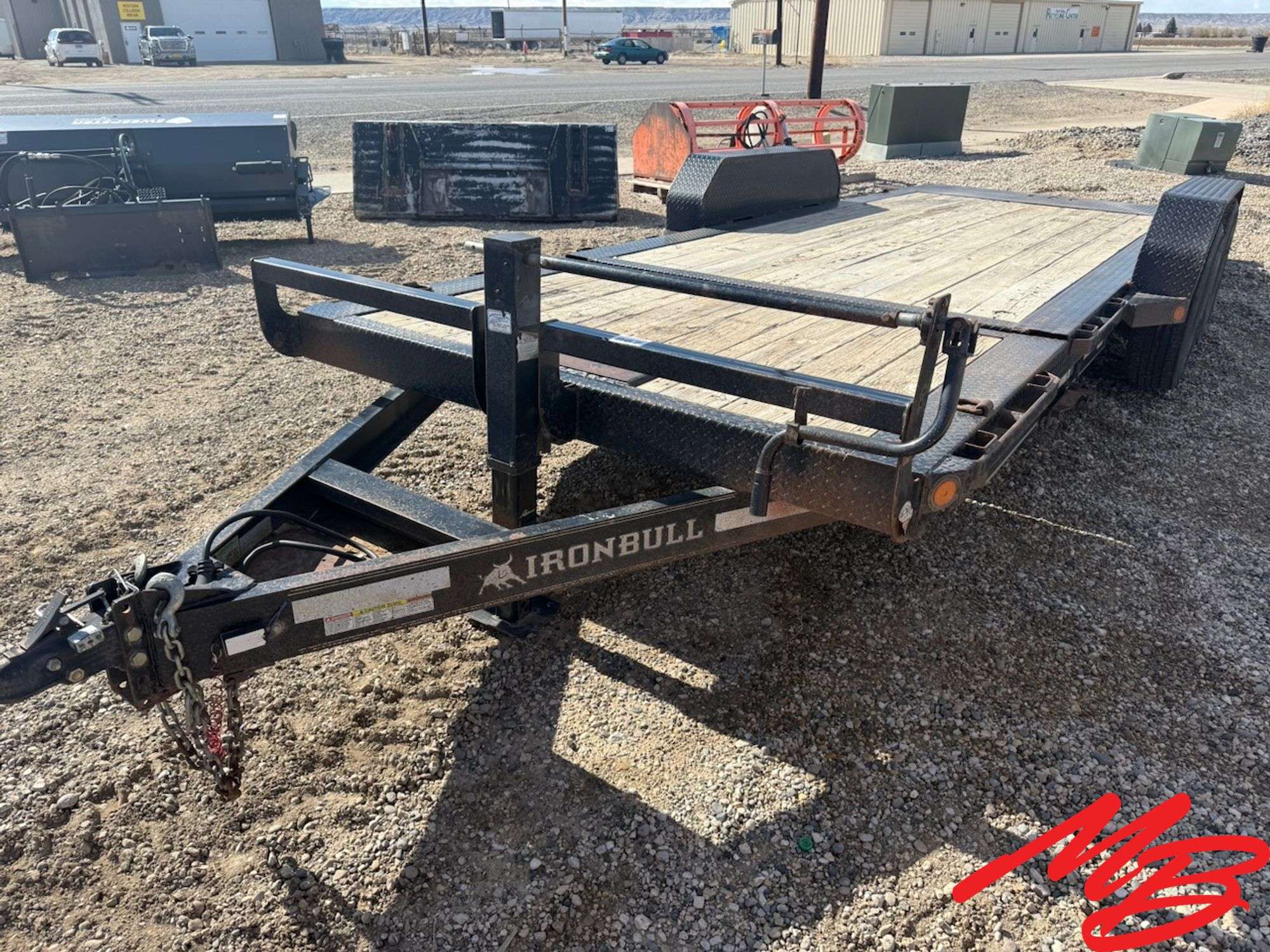 2016 Norstar Iron Bull 20' Tilt Deck Flatbed Trailer