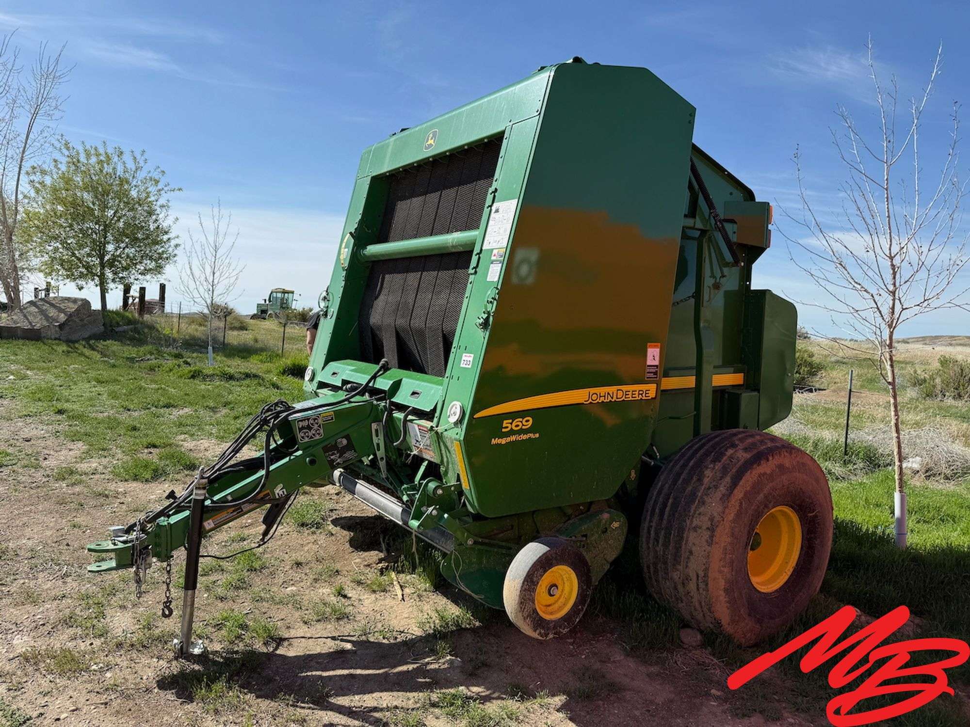 John Deere 569 MegaWide Plus Round Baler, 1,781 Bales *One Owner*