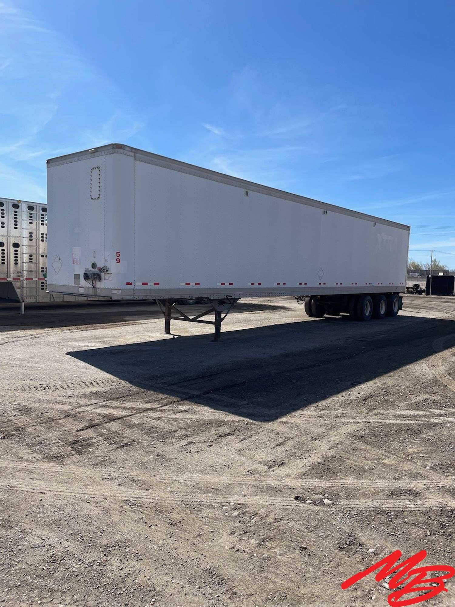 2003 Greda 53' Enclosed Van Trailer