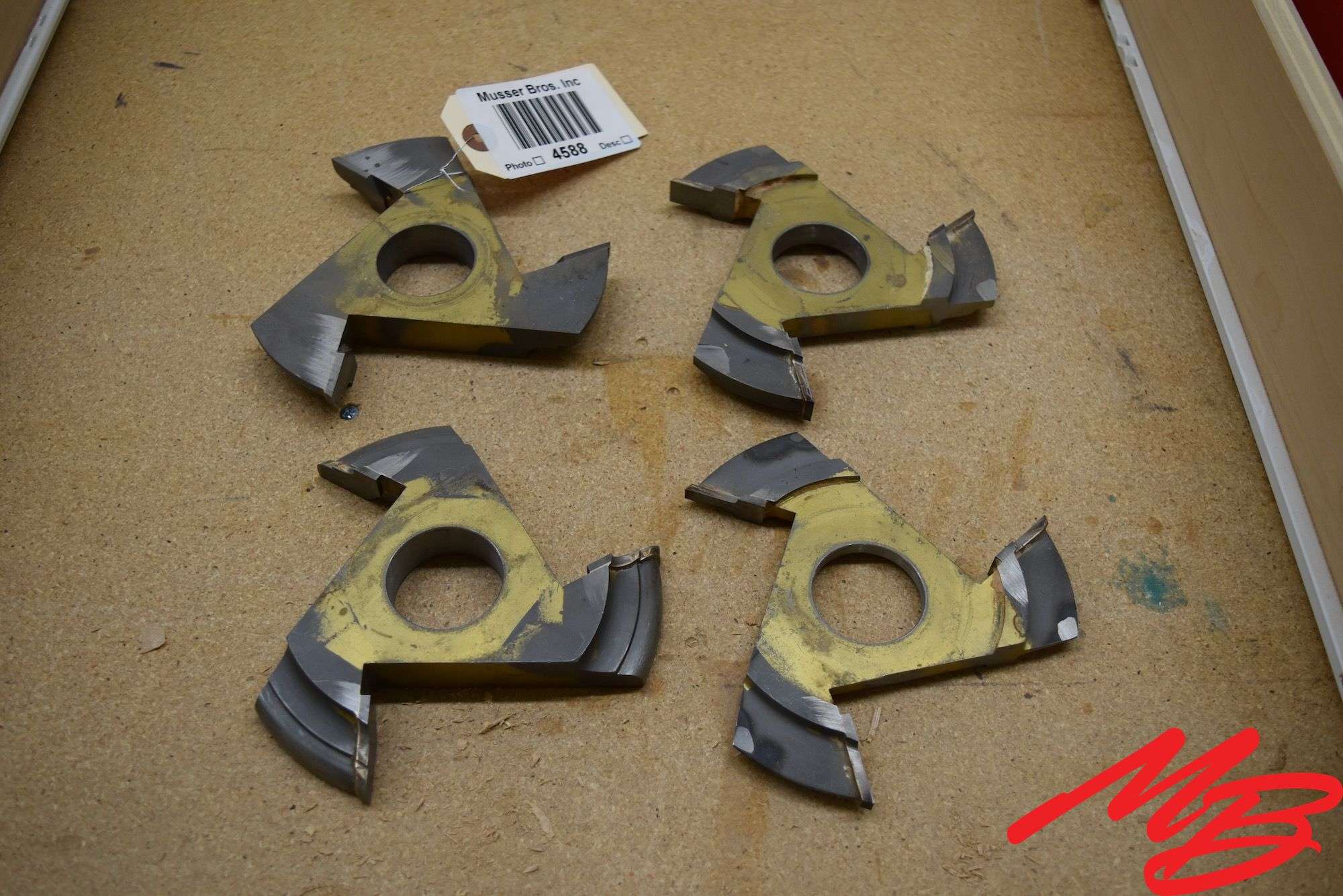 Shaper Bit Set, Passage Door Pattern