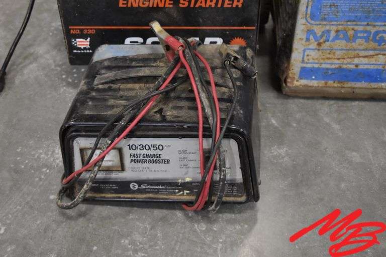 (3) Battery Chargers, Solar 330amp, Marquette, Schumacher