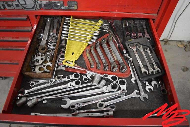 Matco Rolling Tool Chest, 56"x24"x42" w/Misc Tools