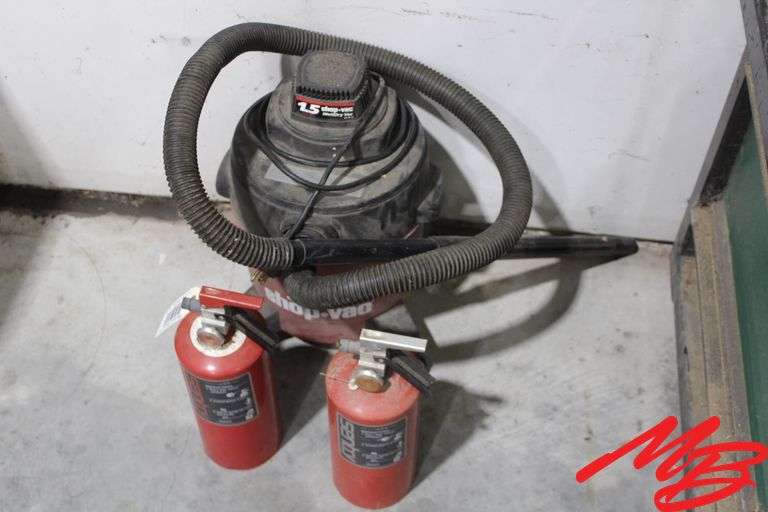(2) Sentry Fire Extinguishers, 5-gallon Shop-Vac