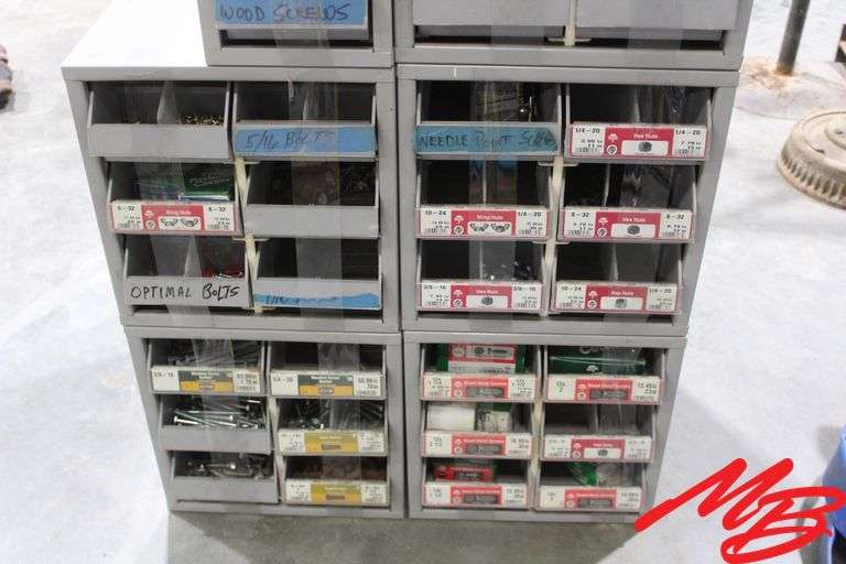 (8) Hardware Cabinets w/Hardware