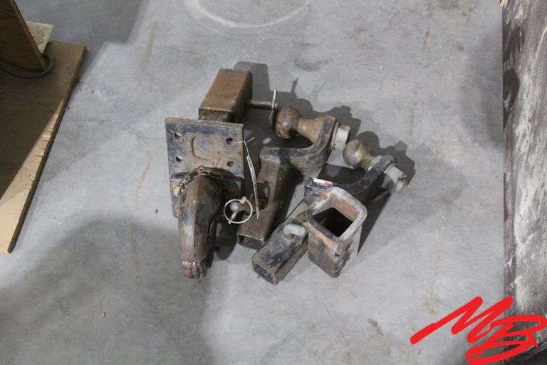 Assorted Receiver Hitches, Pintle Hitch Bent