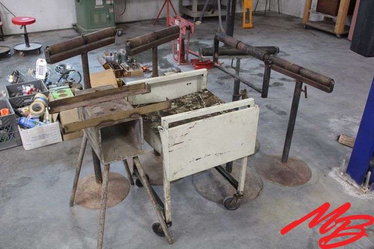 (5) Rolling Stands, (2) Misc Racks