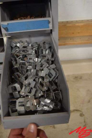 (8) Hardware Bins w/Hardware