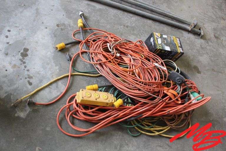 Misc Extension Cords & Solar Powered Flood Light