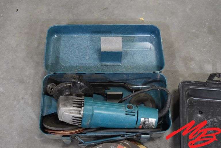 4" Makita Grinder, 9" Milwaukee Grinder, Quik Drive Screw Gun