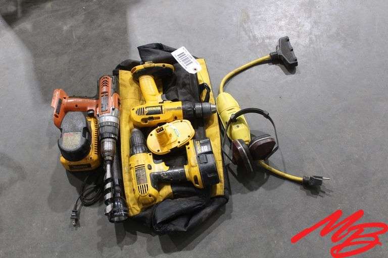 Assorted DeWalt 18v/Ridgid Power Tools