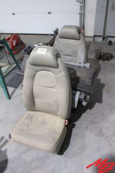 (2) Leather Car Seats