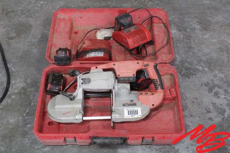 Milwaukee V28 Band Saw w/Charger & Batteries
