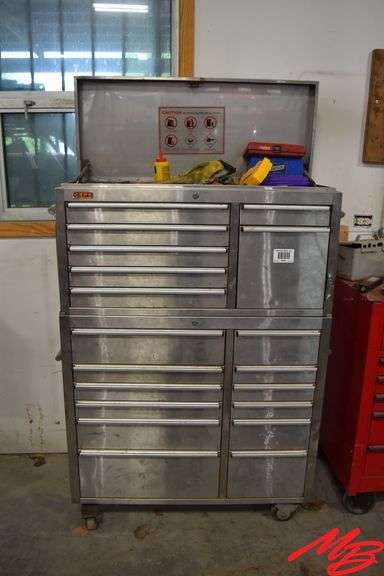 Rolling Tool Chest, 41"x18"x60" w/Misc Tools