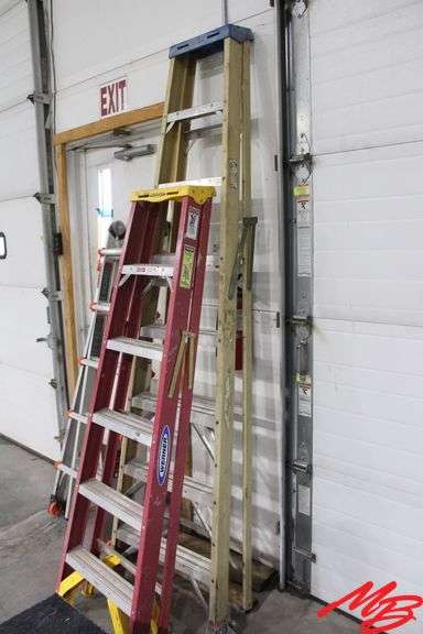 (2) Werner Fiberglass Ladders, 6'x8'