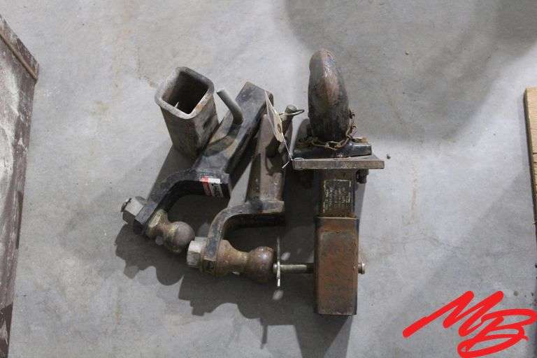 Assorted Receiver Hitches, Pintle Hitch Bent
