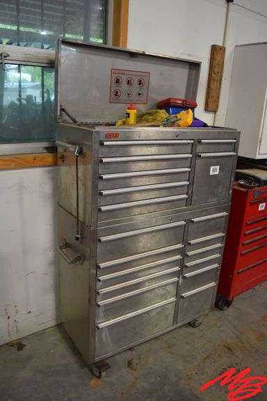 Rolling Tool Chest, 41"x18"x60" w/Misc Tools