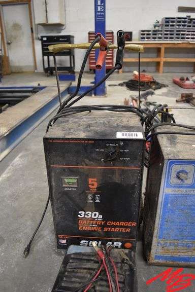 (3) Battery Chargers, Solar 330amp, Marquette, Schumacher