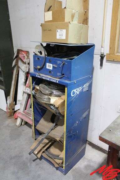Assorted Automotive Hose w/Cart