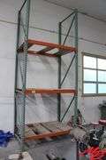 Pallet Racking, (2) Uprights 13'7"x42", (6) Horizontals 5'