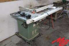 General Table Saw 10", Mdl 350, 220v on Cart, 53" Biesemeyer Fence w/Hearing Protection