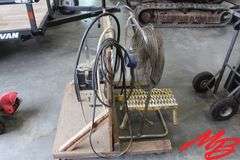 (2) Fans, Metal Step Stool
