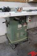 General Table Saw 10", Mdl 350, 220v on Cart, 53" Biesemeyer Fence w/Hearing Protection