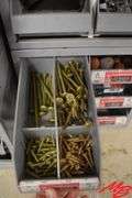 (8) Hardware Bins w/Hardware