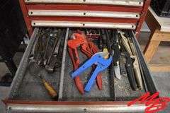 Rolling Tool Chest 28.5"x28"x46" w/Assorted Tools