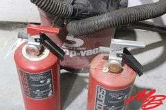 (2) Sentry Fire Extinguishers, 5-gallon Shop-Vac