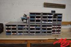 (8) Hardware Bins w/Hardware