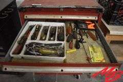 Rolling Tool Chest 28.5"x28"x46" w/Assorted Tools