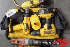 Assorted DeWalt 18v/Ridgid Power Tools