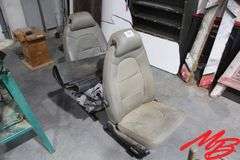 (2) Leather Car Seats