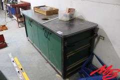 Rolling Cabinet, 79"x29"x36", Locking Doors