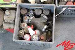Assorted Spray Paint, Tape, & Caulking