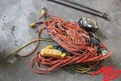 Misc Extension Cords & Solar Powered Flood Light