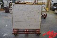 Hafele Adjustable Rolling Table, 50"x42"