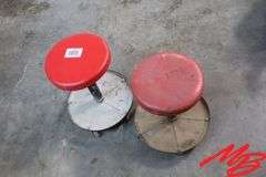 (2) Shop Stools on Rollers