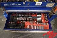 Blue-Point Rolling Tool Cart, 30"x16"x36" w/Misc Tools