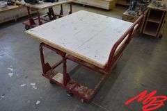Hafele Adjustable Rolling Table, 50"x42"