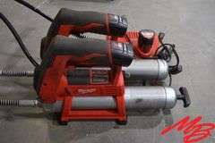 (2) Milwaukee 12v Grease Guns w/Charger