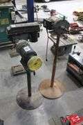 Bench Buffer On Stand & Motor On Stand