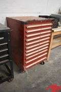 Rolling Tool Chest 28.5"x28"x46" w/Assorted Tools