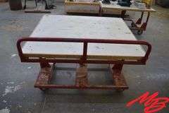 Hafele Adjustable Rolling Table, 50"x42"