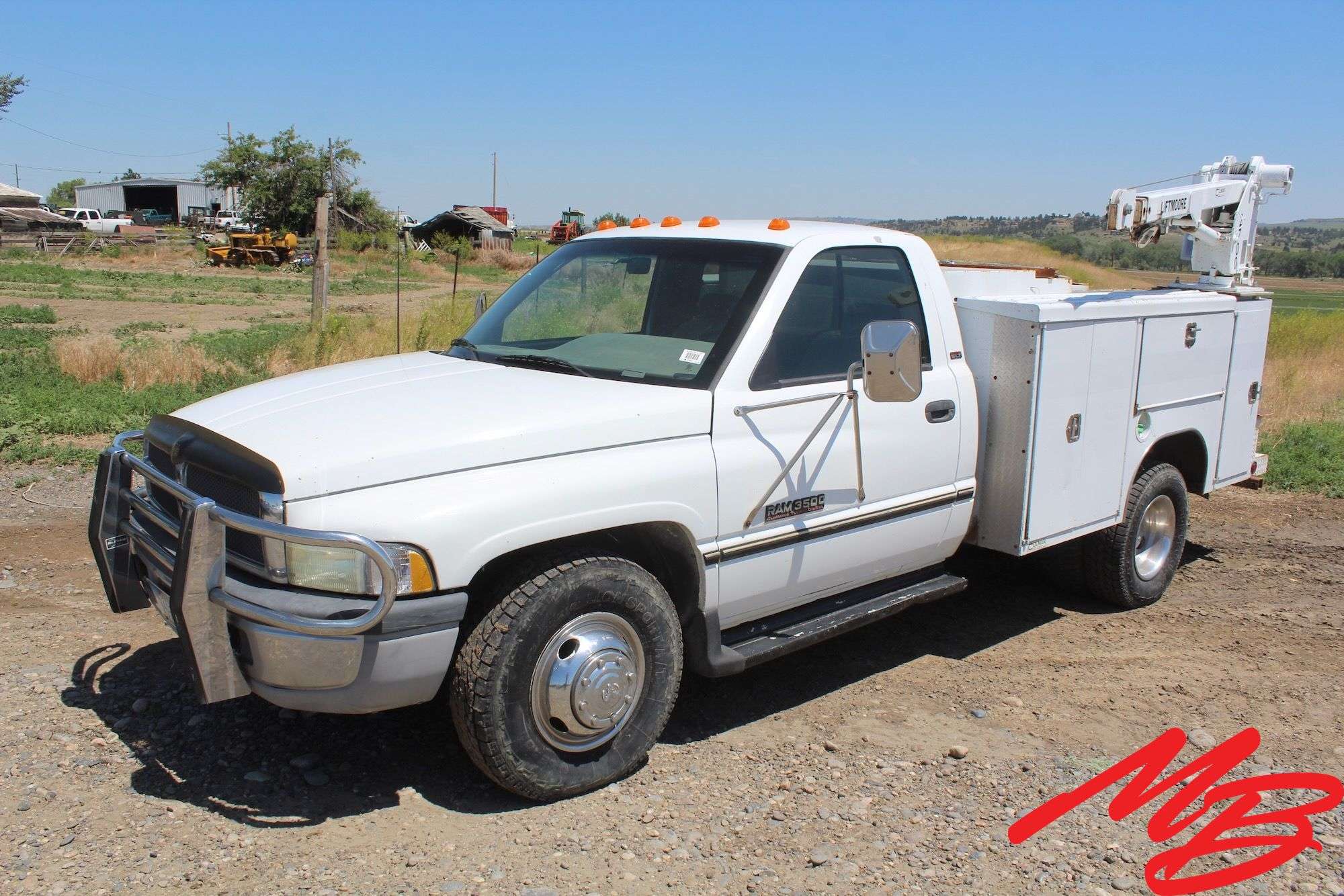 1995  Dodge  Ram 3500   Reg Cab Dually Service Truck