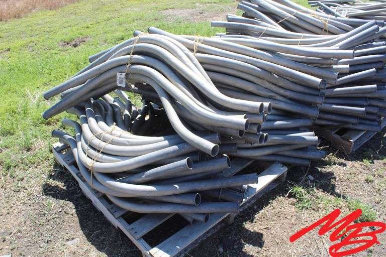 (90) Aluminum Double Bend 2" Syphon Tubes