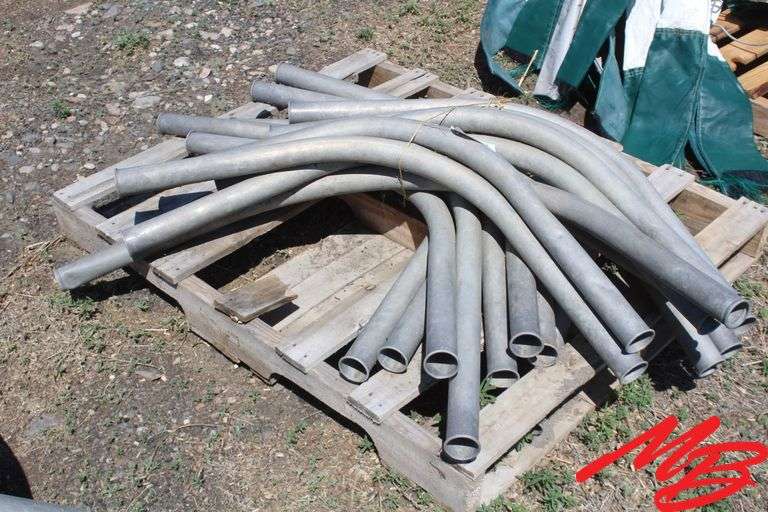 (17) Aluminum Single Bend 2" Syphon Tubes