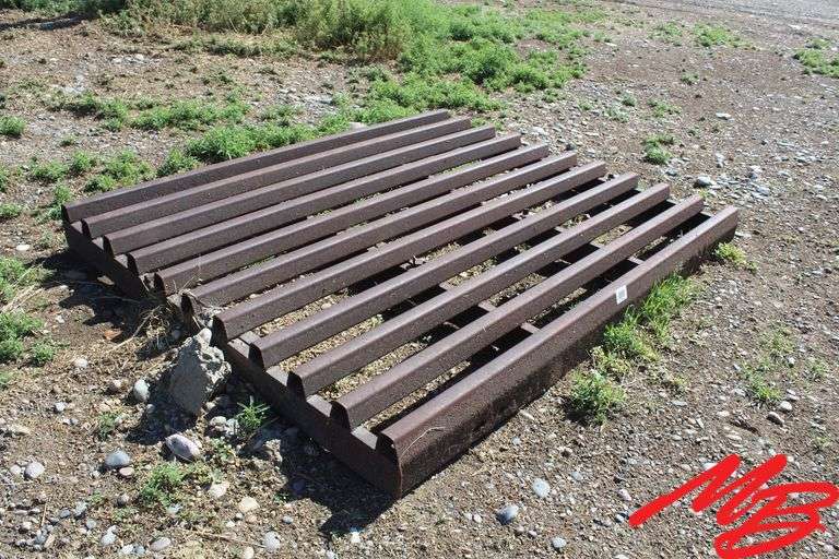 Cattle Guard 8'x 78"x 8" w/24" Flip UP for Clean Out