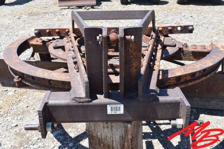 10' Shop Built Terracing Blade, 3pt, Manual Angle